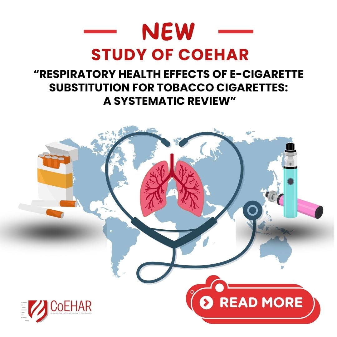 CoEHAR: NO HEALTH RESPIRATORY EFFECTS REPORTED WITH ECIG SUBSTITUTION FOR SMOKING