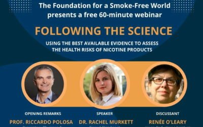 Health risks of nicotine products: FSFW webinar. Polosa, O’Leary speakers