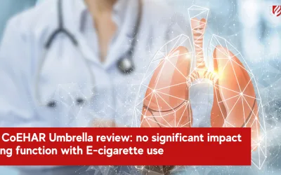New CoEHAR Umbrella review: no significant impact on lung function with E-cigarette use